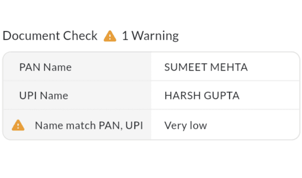 Verify before payment